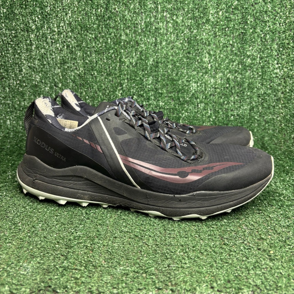 Saucony Xodus Ultra Trail Running PWRTRAC Gorpcore Sneakers Black Mens Size 10.5